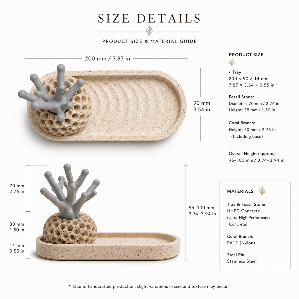 Coral Jewelry Holder