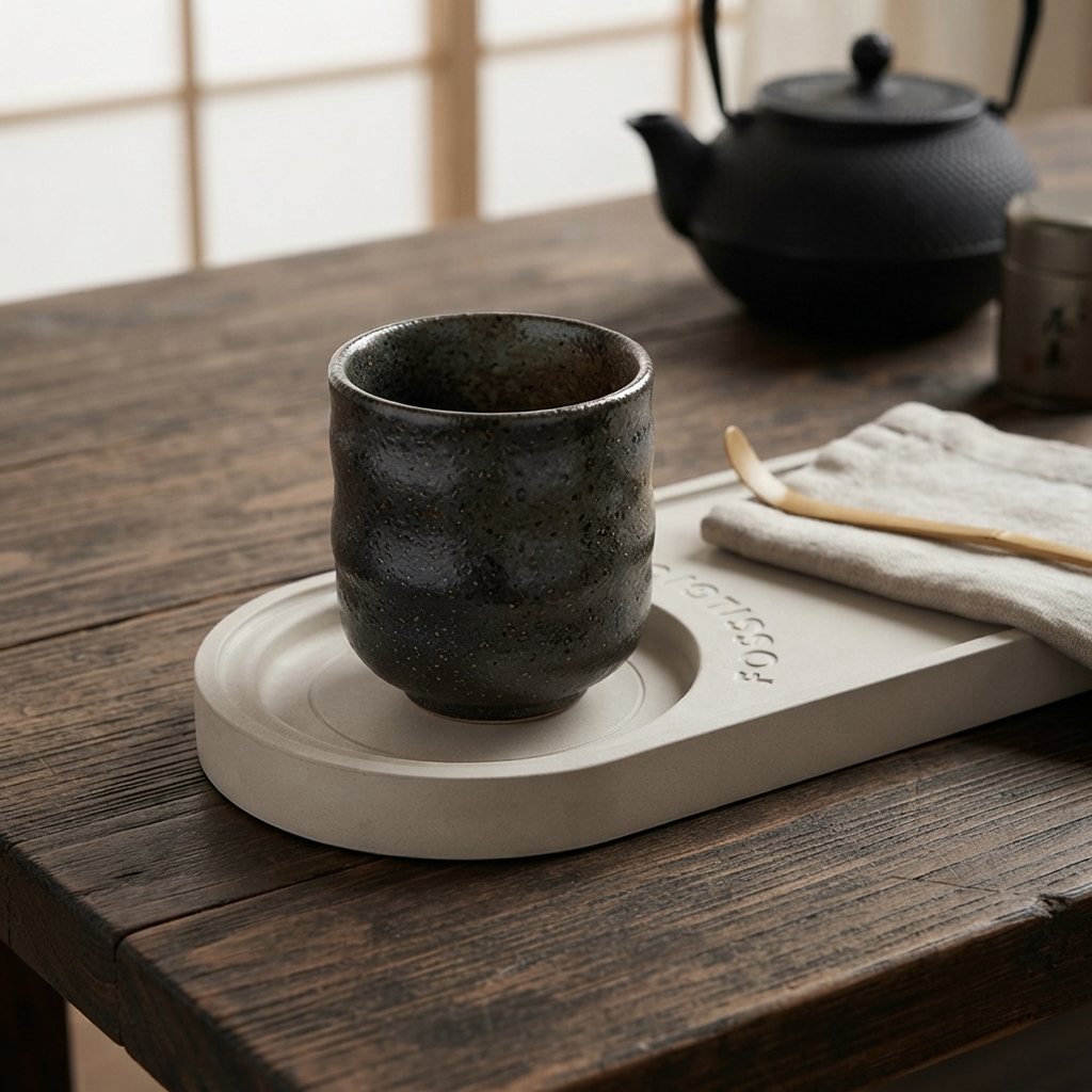 Teacup lifestyle scene with Object Tray