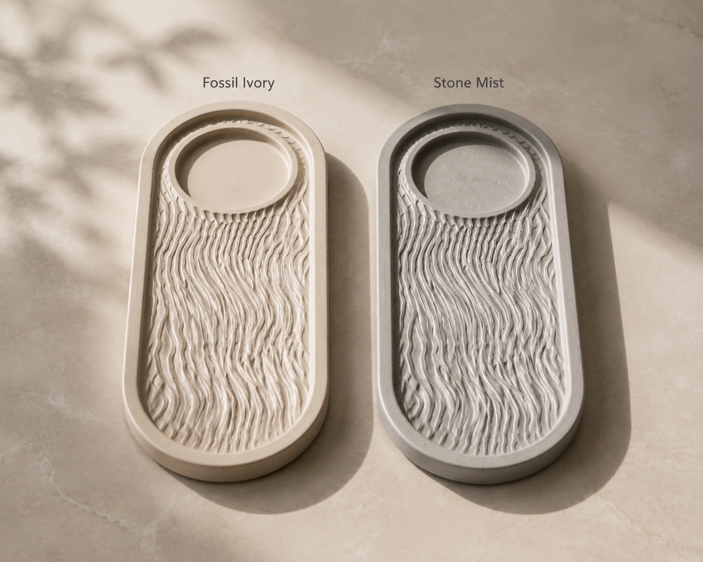 Wave Serving Tray Colour Comparison