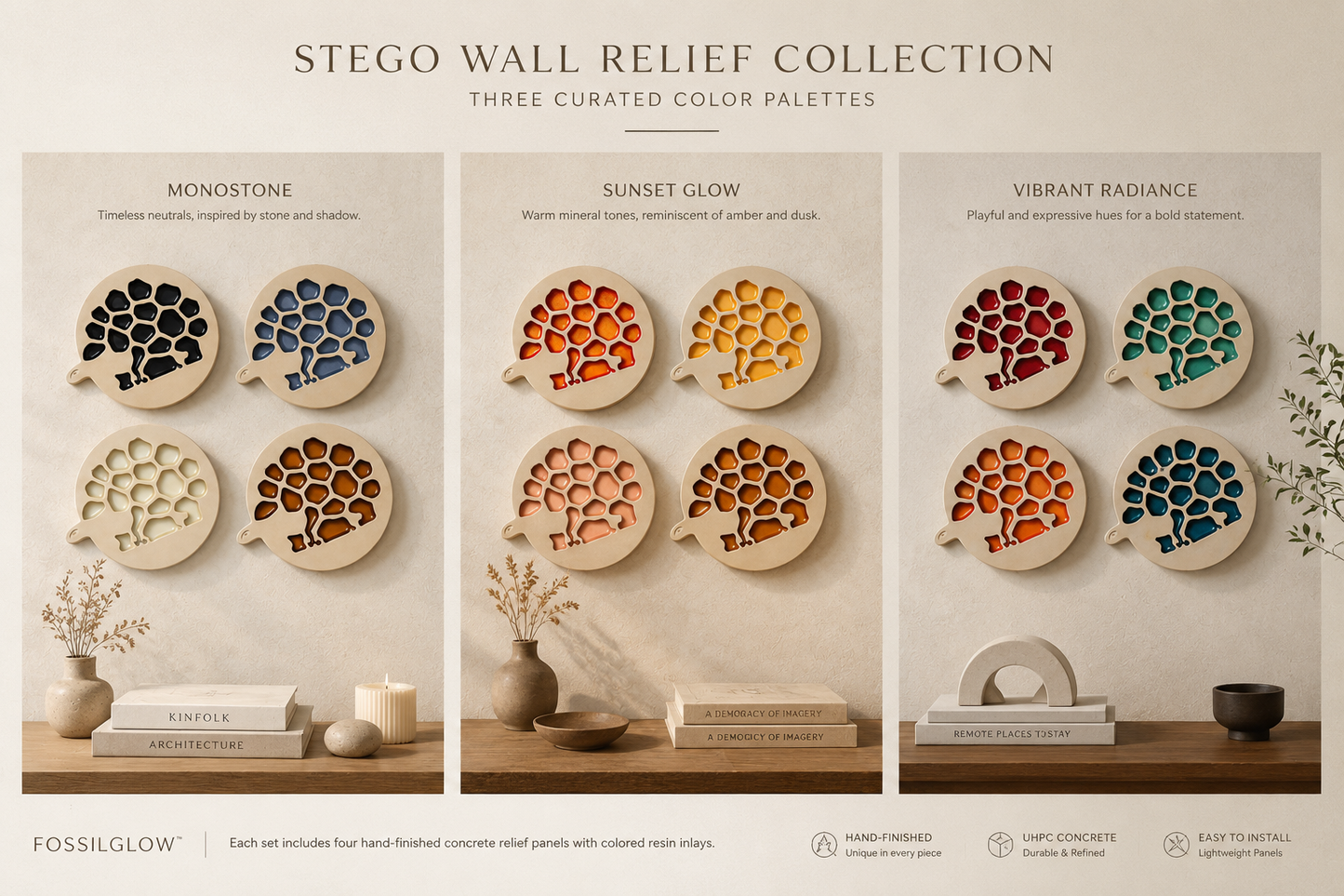 Stego Wall Relief Collection