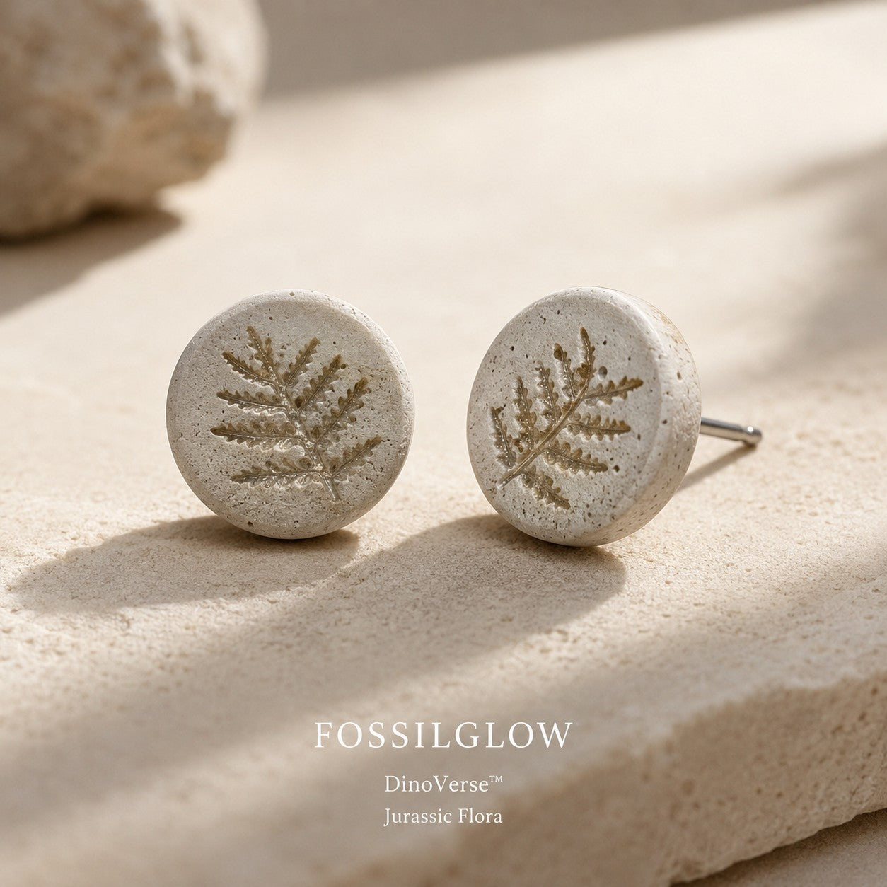 Jurassic Flora Stud Earrings lifestyle hero